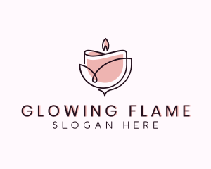 Candlelight - Candlelight Spa Candle logo design