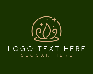Relaxation - Candle Maker Decoration logo design