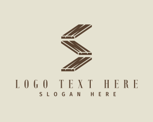 Wooden - Wooden Flooring Letter S logo design