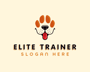 Pet Paw Dog logo design