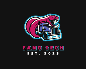 Fang - Monster Snake Logistics Cargo logo design