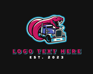 Logistics - Monster Snake Logistics Cargo logo design