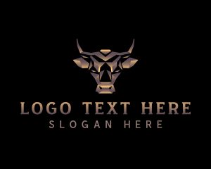 Premium Bull Horn Logo