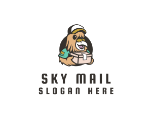 Pigeon Package Delivery logo design