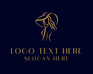 Sexy - Fashion Elegant Woman logo design