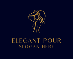 Fashion Elegant Woman logo design