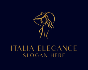 Fashion Elegant Woman logo design