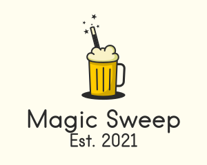 Magic Beer Drink  logo design