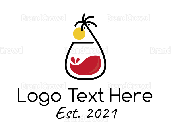 Tropical Red Iced Tea Logo