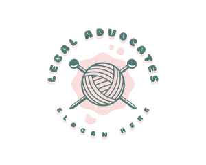 Loom - Cute Knitting Yarn logo design