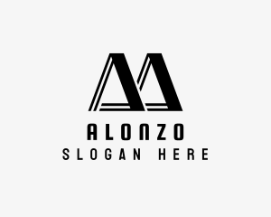 Geometric Industrial Construction logo design