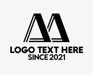 Sophisticated - Black Sophisticated Letter A logo design
