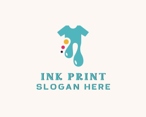 T-shirt Ink Printing Botique logo design