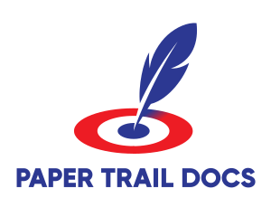 Documentation - Writing Feather Target logo design