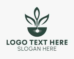 Lawn - House Plant Gardening logo design