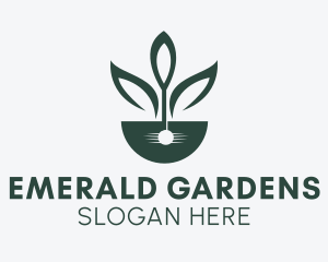 House Plant Gardening  logo design