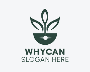 Grass - House Plant Gardening logo design