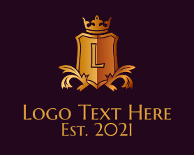 Royal - Royal Shield Letter logo design