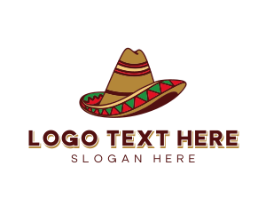 Accessory - Mexican Sombrero Hat logo design