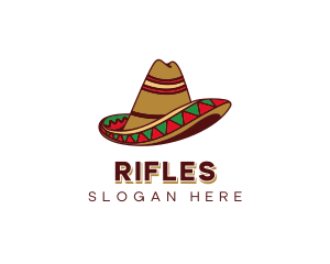 Mexican Sombrero Hat Logo
