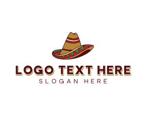 Mariachi - Mexican Sombrero Hat logo design