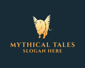 Mythical Griffin Creature  logo design