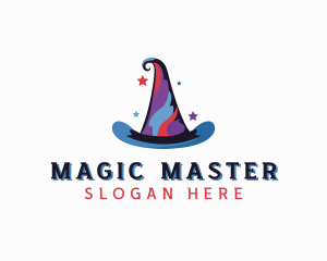 Wizard - Magician Wizard Hat logo design