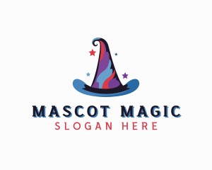 Magician Wizard Hat  logo design