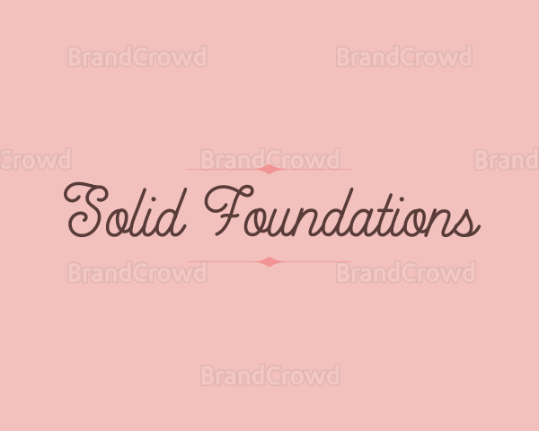 Cursive Beauty Wordmark Logo