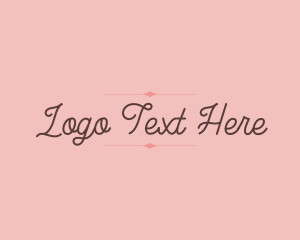Beauty - Cursive Beauty Wordmark logo design