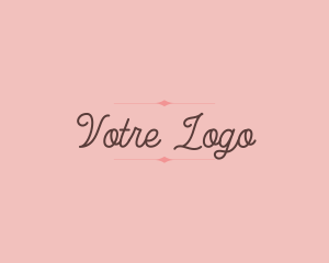 Cursive Beauty Wordmark Logo