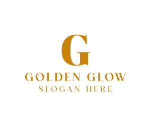 Golden - Golden Fancy Lettermark logo design