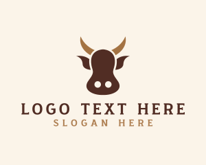 Cow - Cattle Livestock Farm logo design