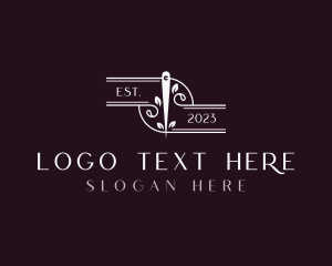 Eco Friendly - Eco Friendly Tailoring Needle logo design