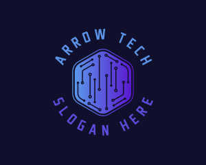 Digital Hexagon Tech logo design