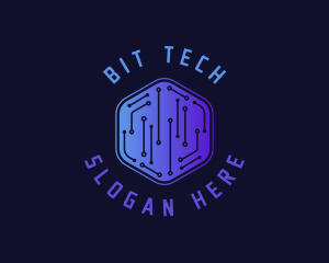 Digital Hexagon Tech logo design