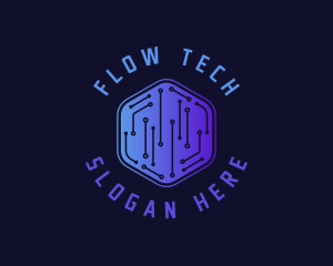 Digital Hexagon Tech logo design