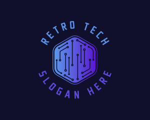 Digital Hexagon Tech logo design