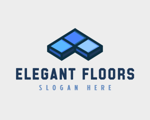 Tile Flooring Masonry logo design