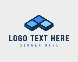 Improvement - Tile Flooring Masonry logo design