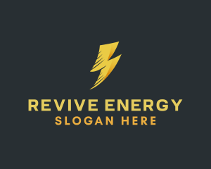 Electric Lightning Energy logo design