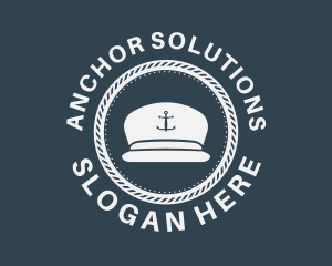 Seaman Anchor Hat logo design