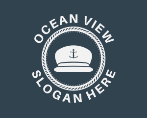 Seaman Anchor Hat logo design