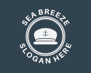 Seaman Anchor Hat logo design