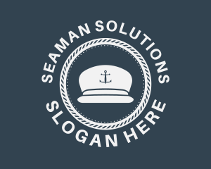 Seaman Anchor Hat logo design