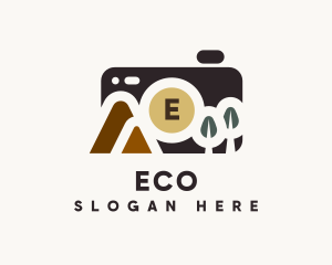 Photo Booth - Nature Photography Camera logo design