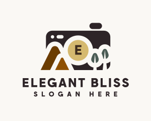 Photo Booth - Nature Photography Camera logo design