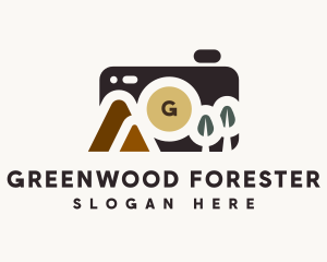 Nature Photography Camera logo design