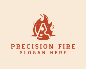 Fire Pizza Restaurant  logo design