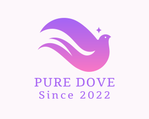 Beauty Cosmetics Dove  logo design